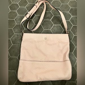 Pink leather Kate Spade crossbody